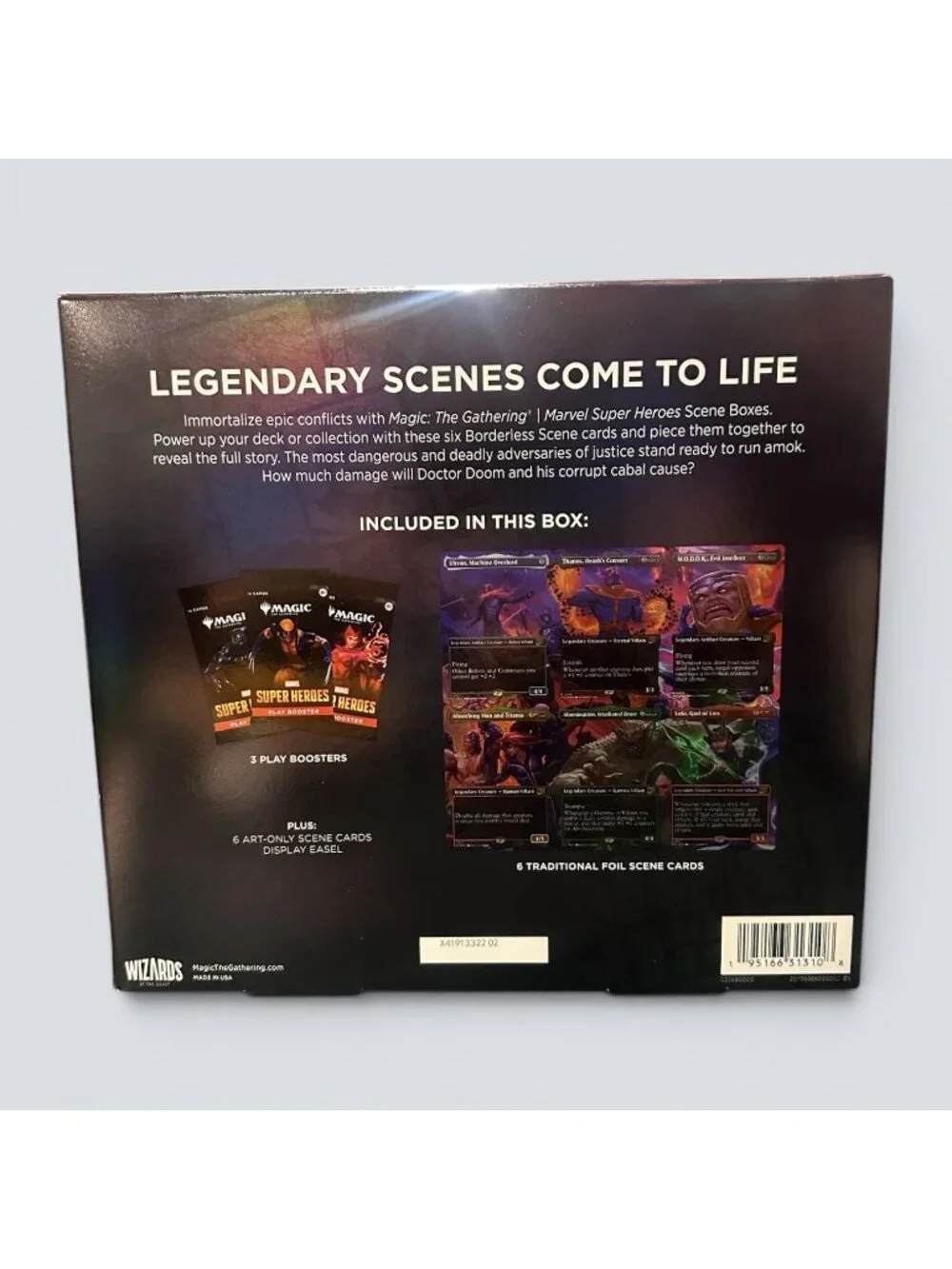 Magic: The Gathering Marvel Super Heroes Scene Box - Villains Unleashed